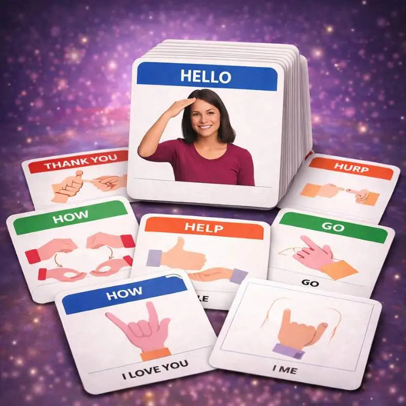 50+ ASL Flashcards for Beginners (Printable & Easy to Use) – The Fastest Way to Memorize Signs