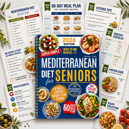 Super Simple Mediterranean Diet Bundle for Seniors (pdf)