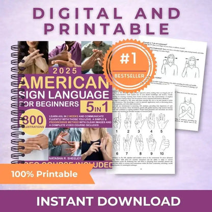 American Sign Language for Beginners [Bundle 5 in 1]
