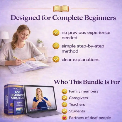 American Sign Language for Beginners [Bundle 5 in 1]