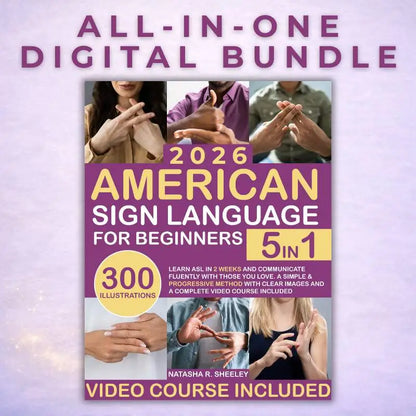 American Sign Language for Beginners [Bundle 5 in 1]